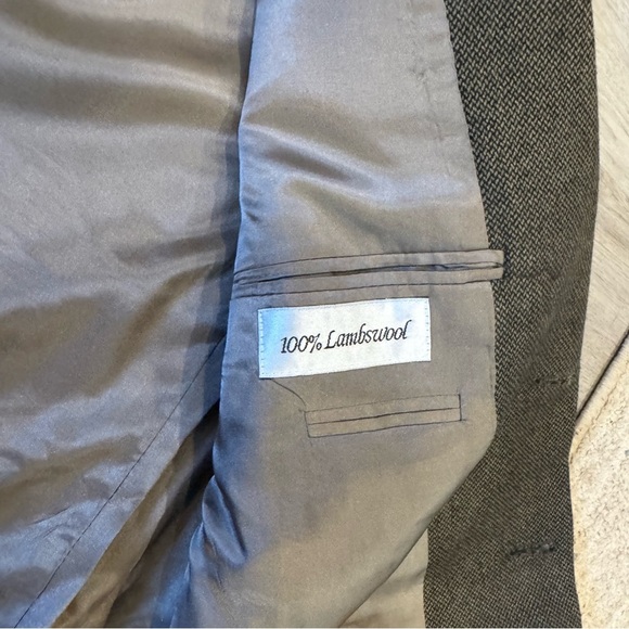 Gianfranco Ruffini Men's Sport Coat 40S 100% Wool Brown Tweed Knit - Picture 4 of 9